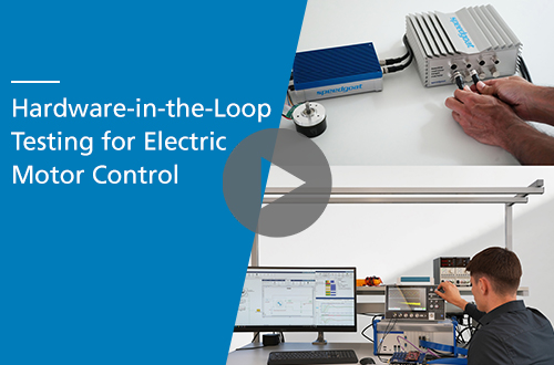 Hardware-in-the-Loop Testing for Electric Motor Control