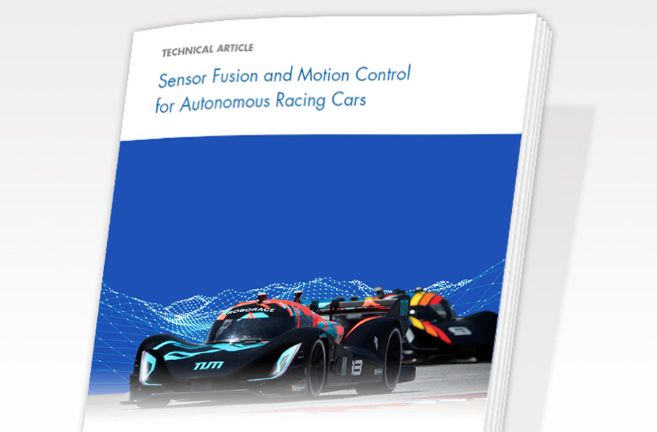 Sensor Fusion and Motion Control for Autonomous Racing Cars