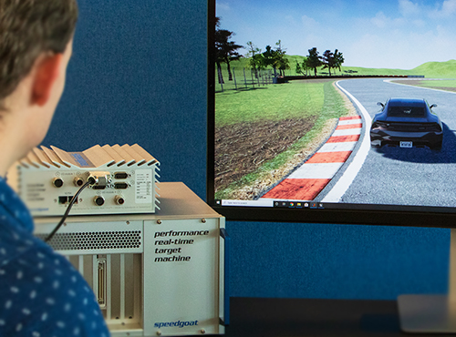 Real-Time Simulation and Control of High-Performance All-Electric Autonomous Racing Cars